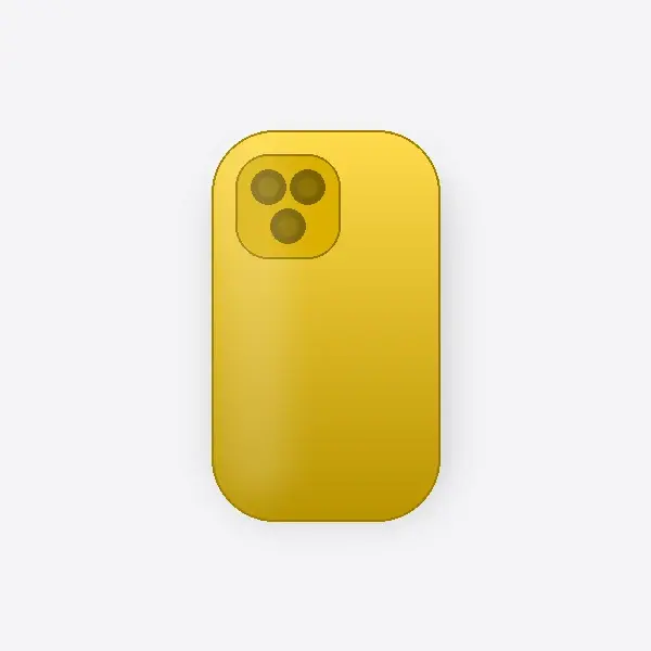 FUNDA SILICONA IRP 15 PRO AMARILLO