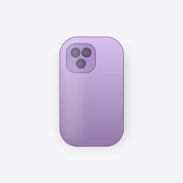 FUNDA SILICONA IPH 15 PRO LILA