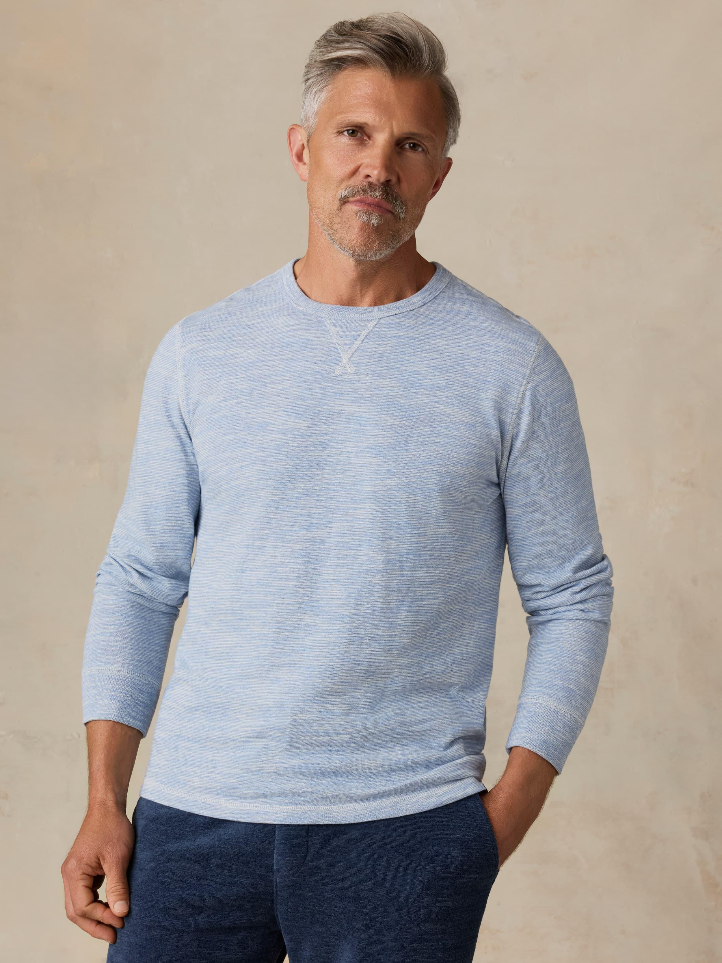 Faherty Sunwashed Organic Crew