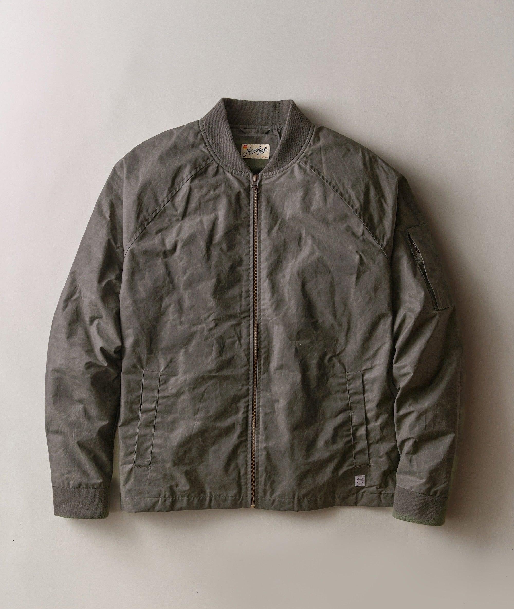 Marine Layer Glenn Wax Canvas Bomber