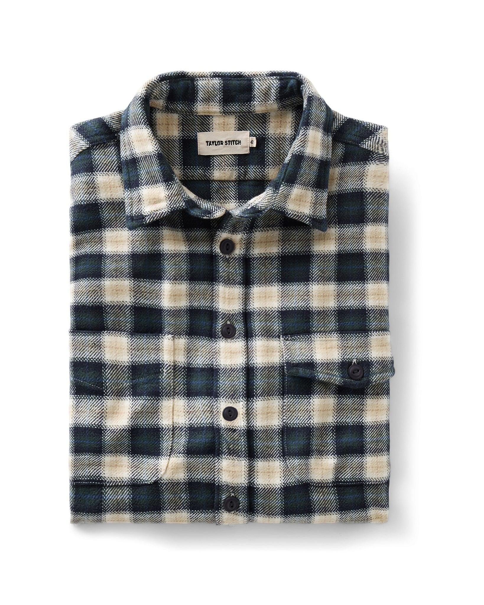 Taylor Stitch The Crater Shirt in Woodland Plaid