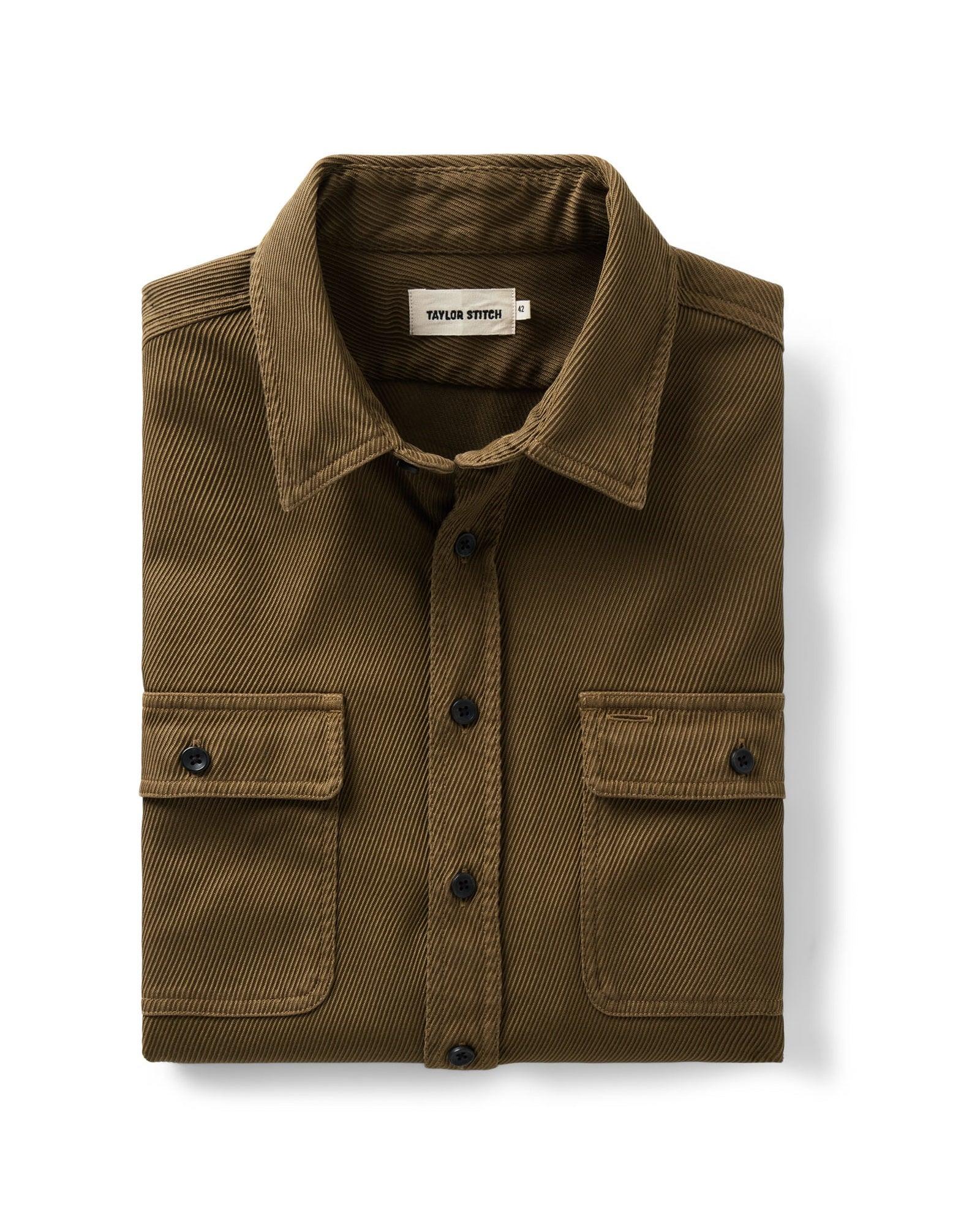 Taylor Stitch The Ledge Shirt in Bay Leaf Twill