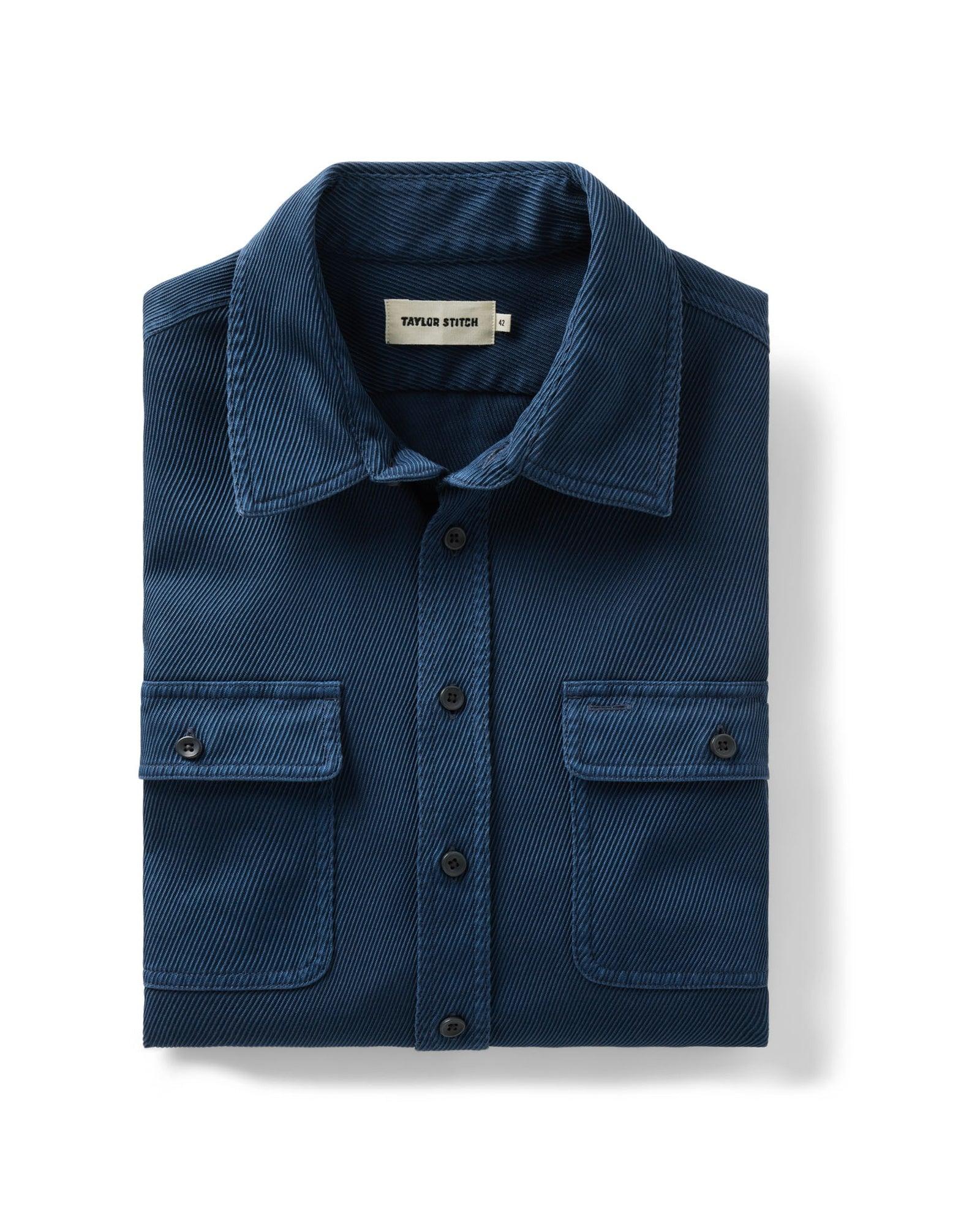 Taylor Stitch The Ledge Shirt in Atlantic Twill