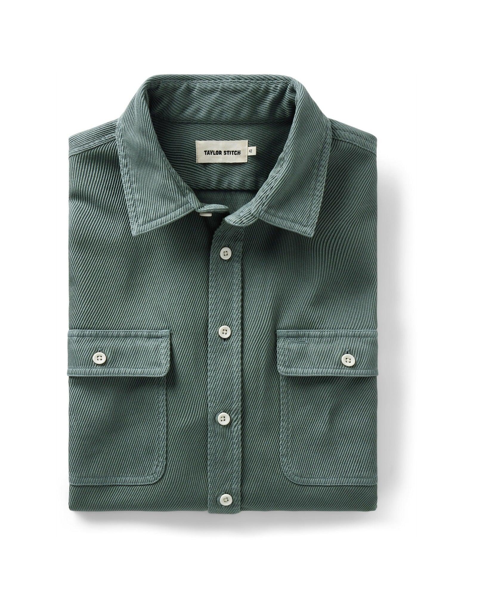 Taylor Stitch The Ledge Shirt in Deep Sea Twill