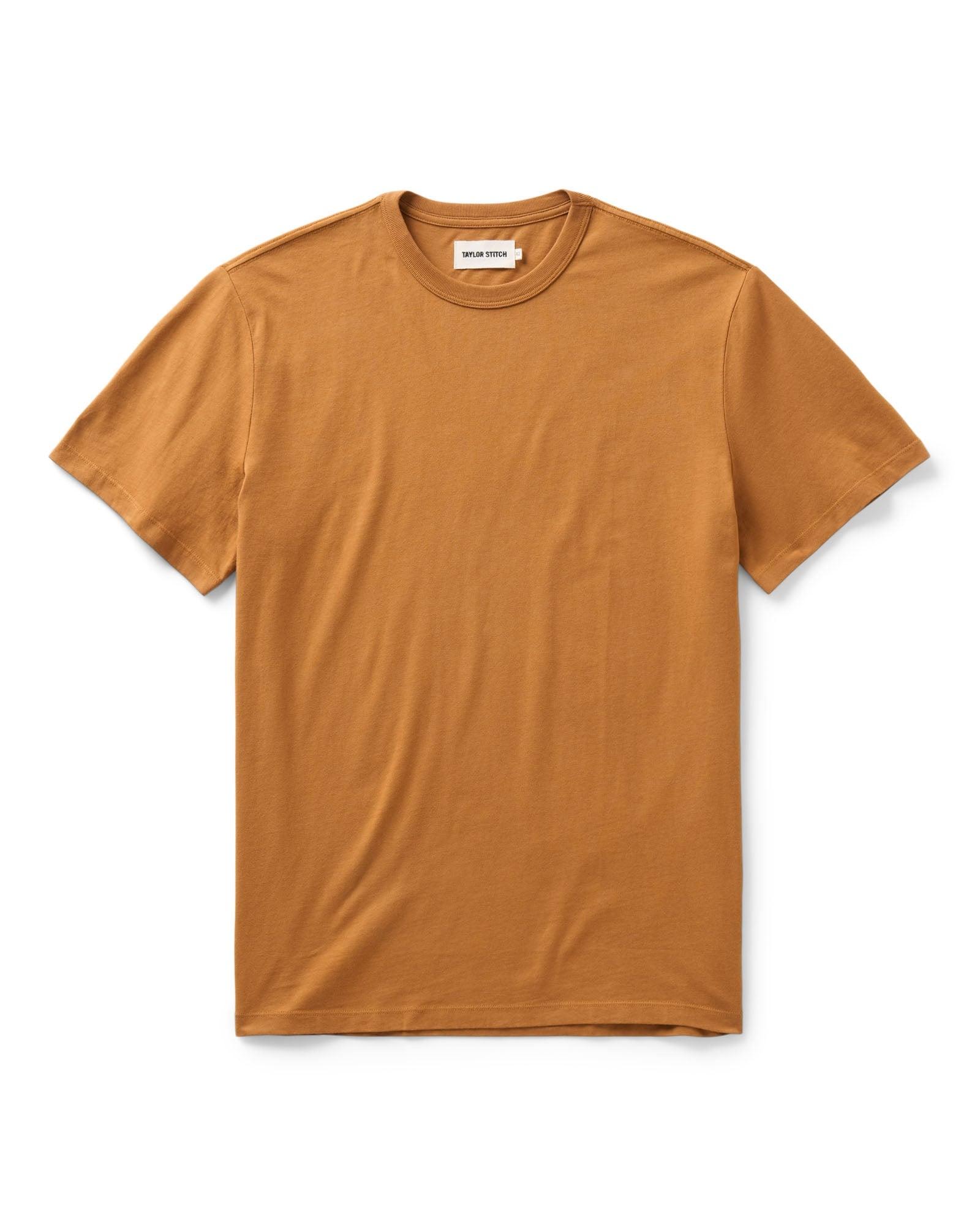 Taylor Stitch The Regenerative Cotton Tee in Saffron