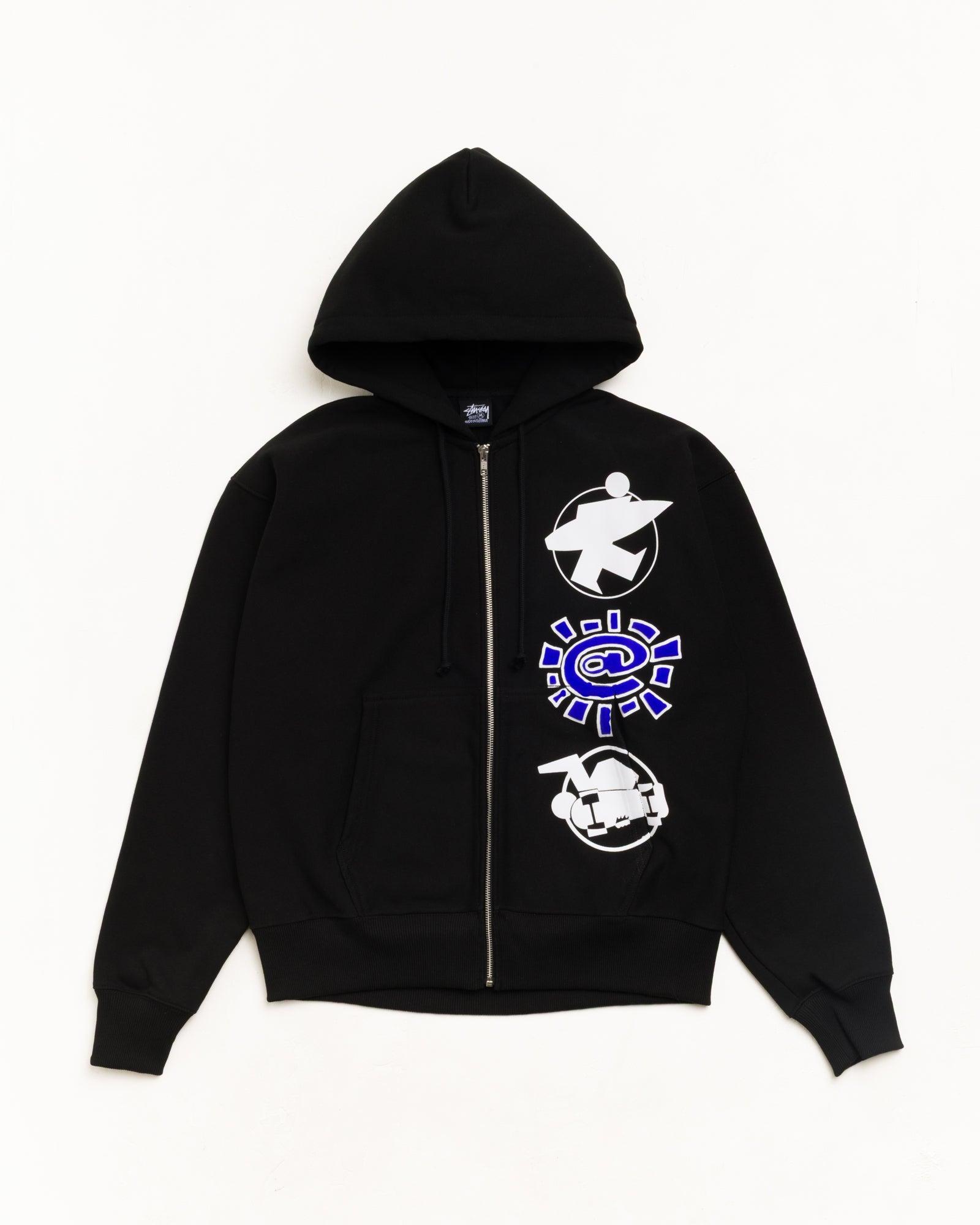 Stussy STÜSSY & ALWAYS STACK ZIP HOODIE