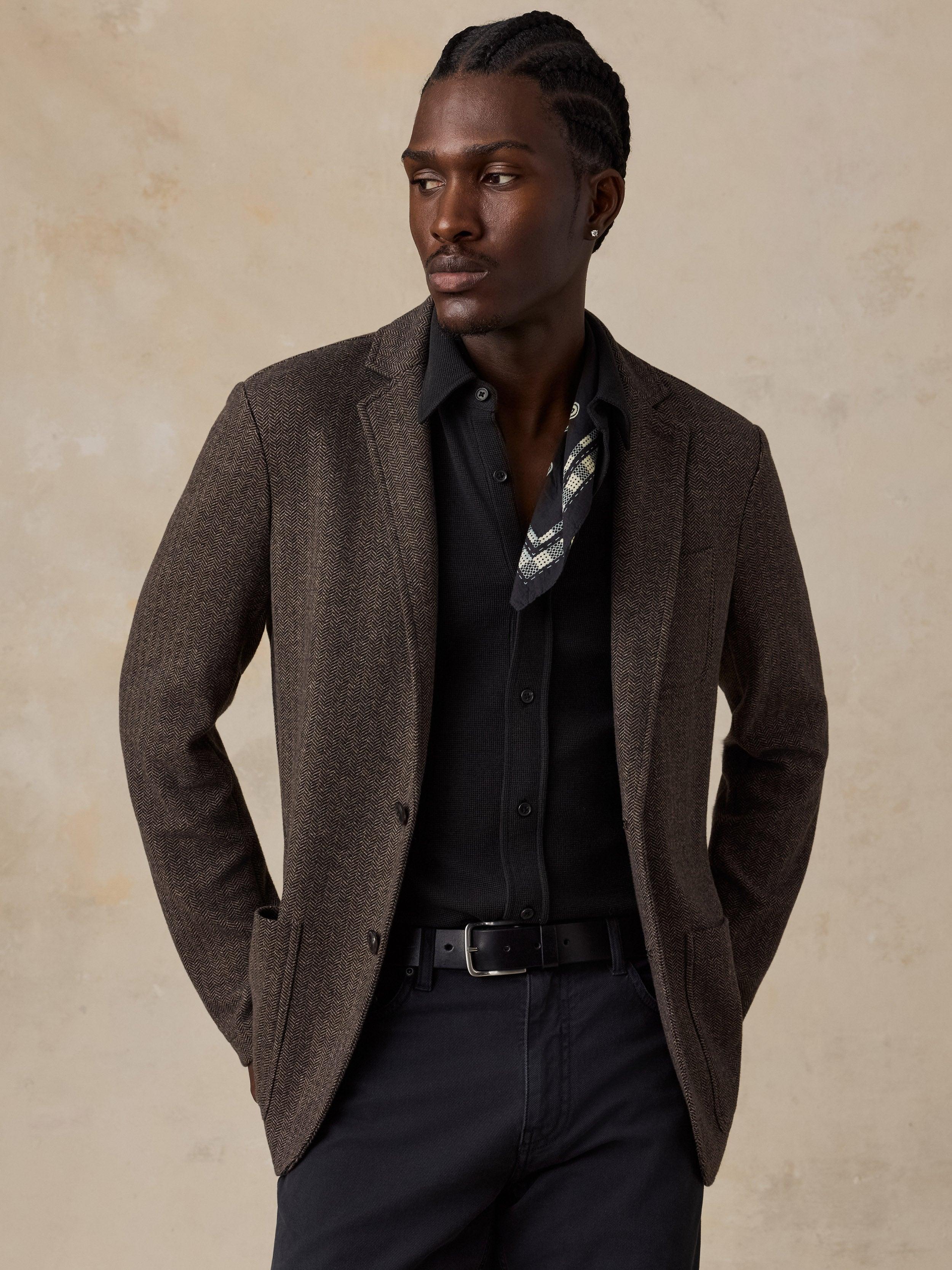 Faherty Inlet Knit Tweed Blazer