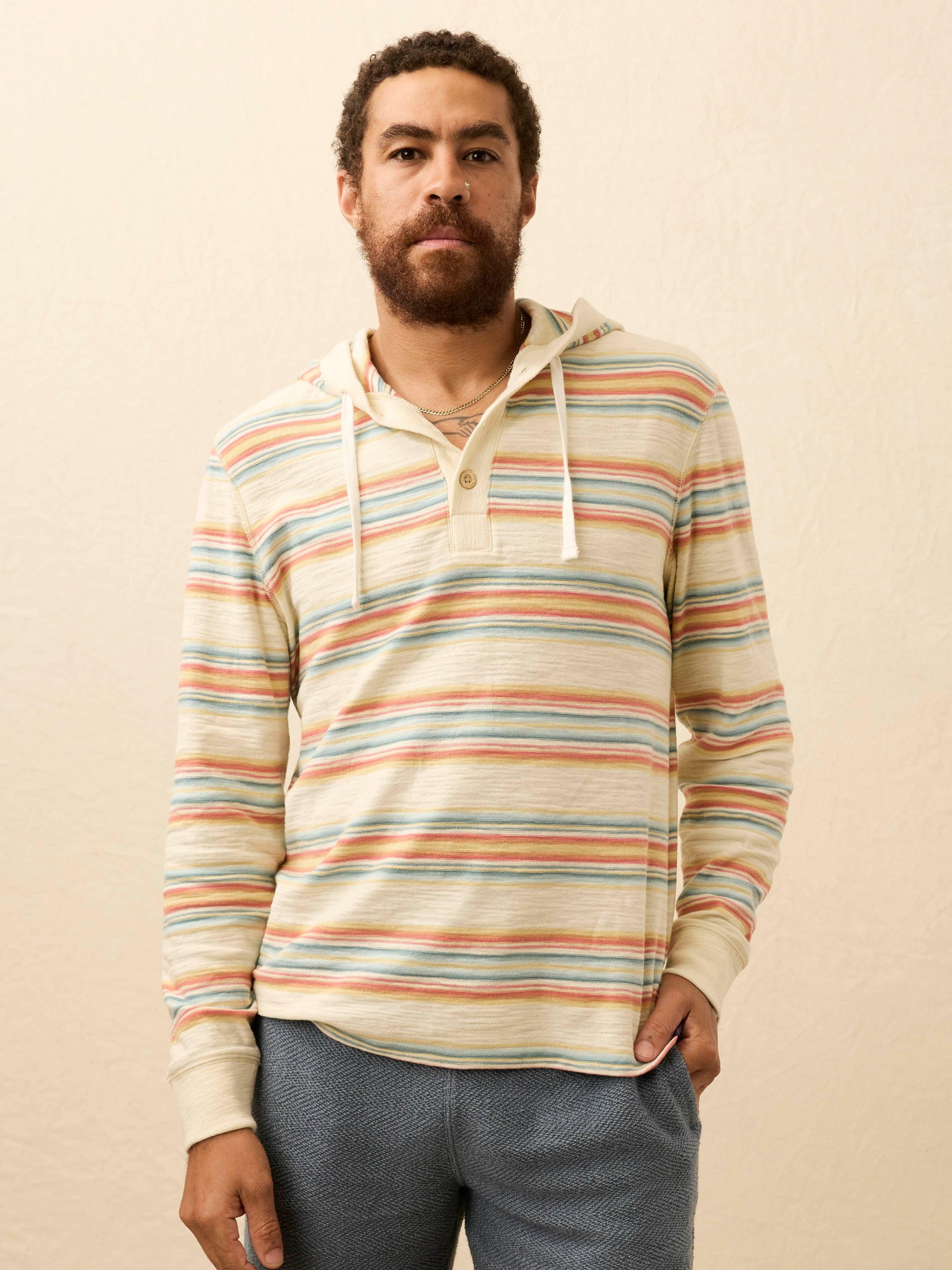 Faherty Sunwashed Organic Hoodie