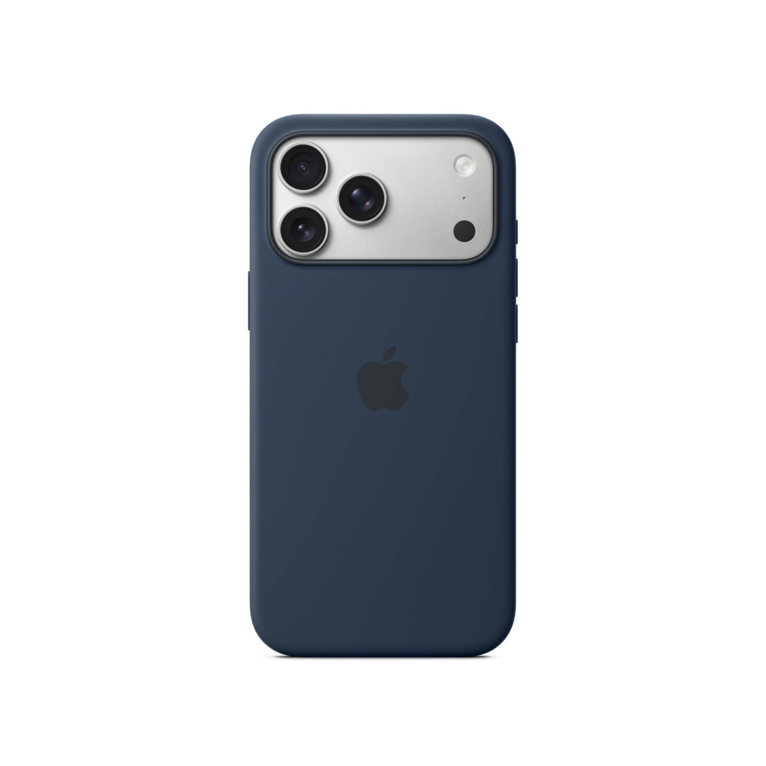 FUNDA SILICONA IPH 17 PRO AZUL