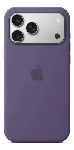 FUNDA SILICONA IPH 17 PRO VIOLETA