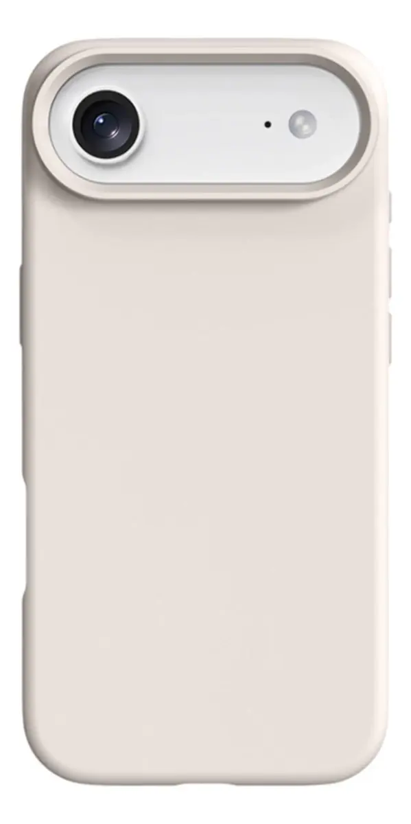 FUNDA SILICONA IPH 17 AIR CREMA