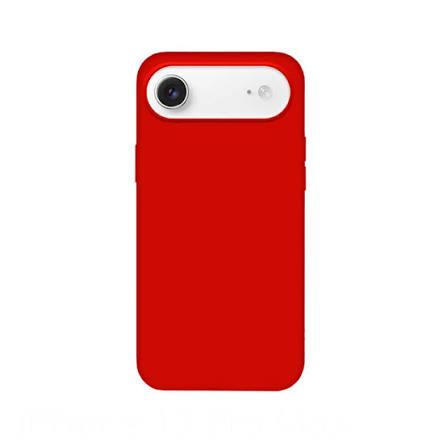 FUNDA SILICONA IPH 17 AIR ROJO
