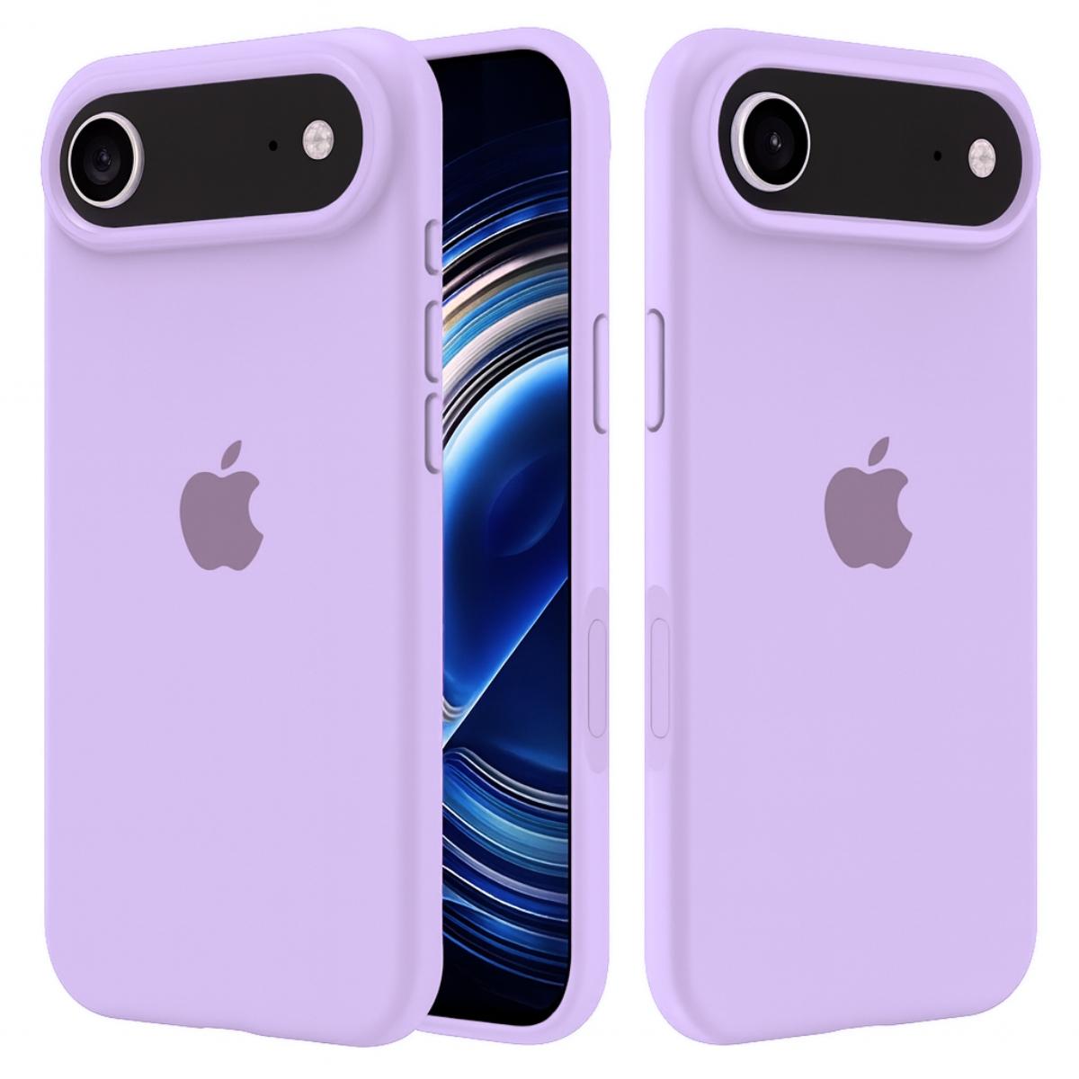 FUNDA SILICONA IPH 17 AIR MORADO