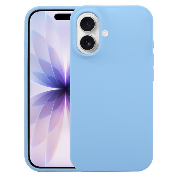FUNDA SILICONA IPH 17 CELESTE