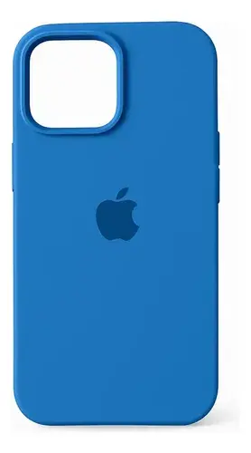 FUNDA SILICONA IPH 15 PRO MAX AZUL