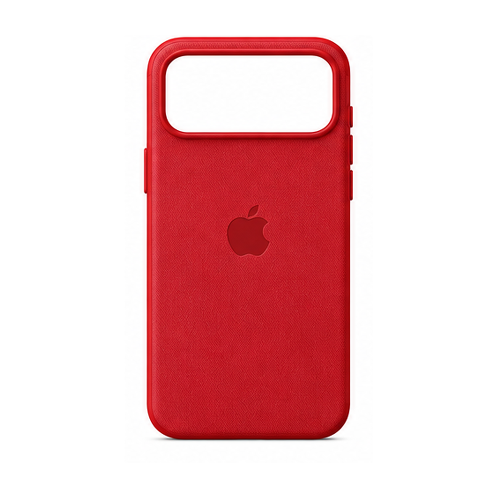 FUNDA SILICONA 17 PRO MAX ROJO