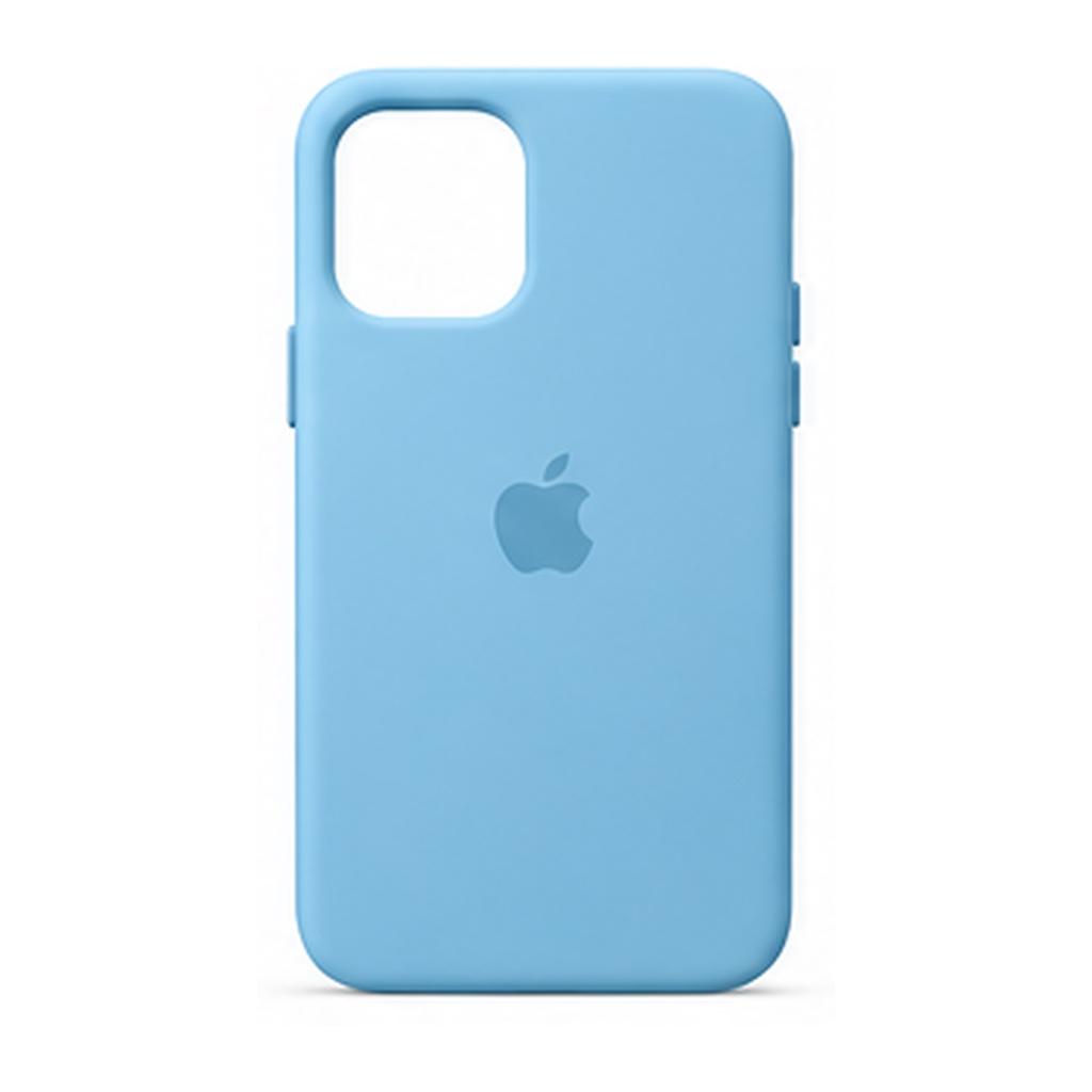 FUNDA SILICONA 12 PRO MAX CELESTE