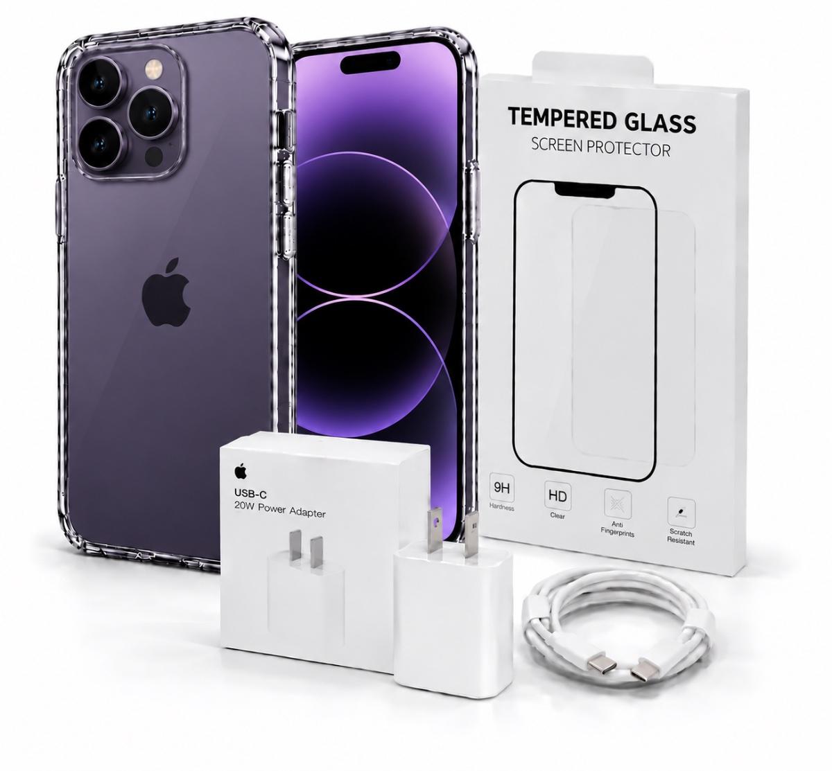 IPHONE 14 PRO MAX 128GB 100% DEEP PURPLE.
