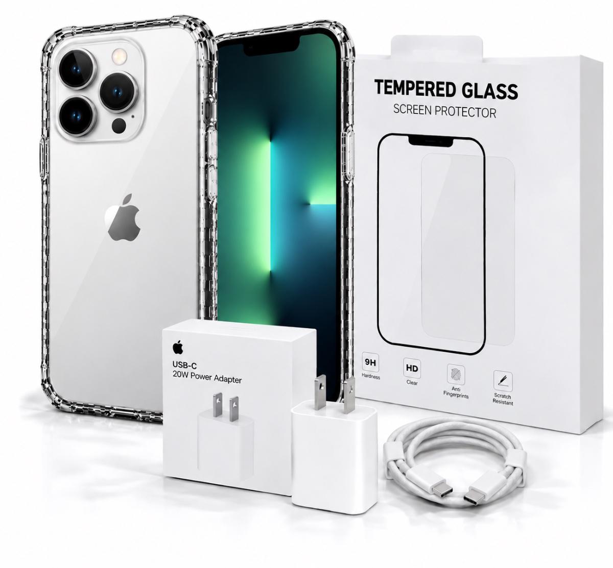 IPHONE 13 PRO 512GB 100% SILVER - LEVES RAYAS PANTALLA